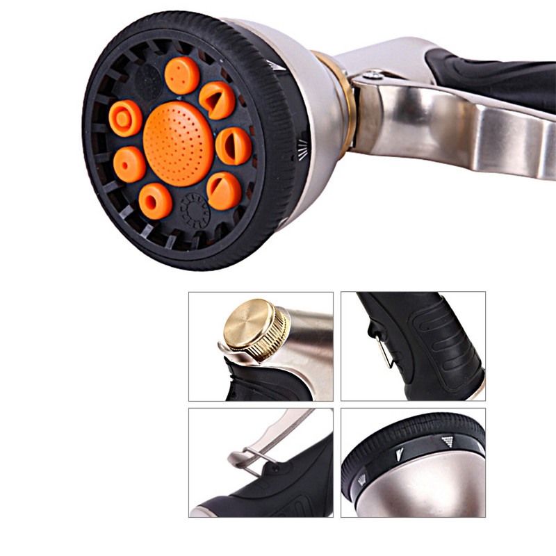 Új nagynyomású vízszóró pisztoly autómosó tömlő spray palack kerti öntöző locsoló locsoló tisztító vízpisztoly