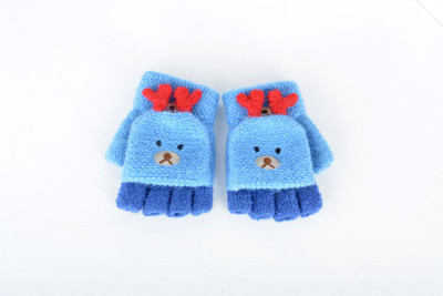 Gyermek téli kesztyű több modell rátéttel és fűzővel