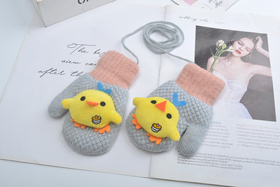 Gyermek téli kesztyű több modell rátéttel és fűzővel