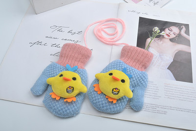 Gyermek téli kesztyű több modell rátéttel és fűzővel