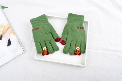 Gyermek téli kesztyű több modell rátéttel és fűzővel