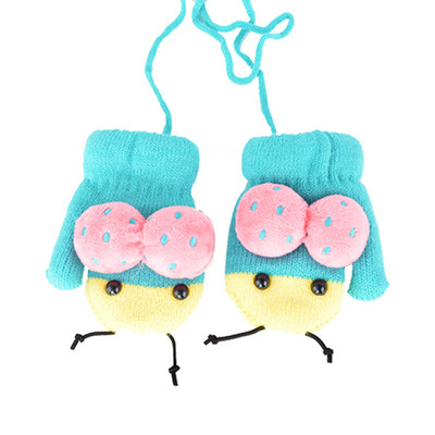 Gyermek téli kesztyű több modell rátéttel és fűzővel