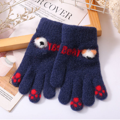 Ziemas bērnu cimdi ar izšuvumu