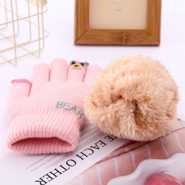 Ziemas bērnu cimdi ar izšuvumu