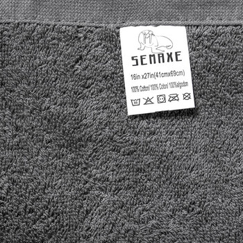 SEMAXE40*70 Премиум комплект хартиени кърпи е подходящ за СПА баня Висока степен на водопоглъщане Меки и неизбледняващи Подарък с четири кърпи