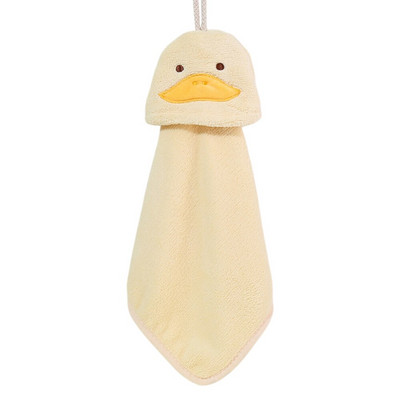 1vnt Animacinis pakabinamas rankšluostis Minkštas koralinis virtuvės rankšluostis Mielas Vaikų Vaiko Kūdikio Greitai Išdžiūstantis Maudymosi Rankšluostis