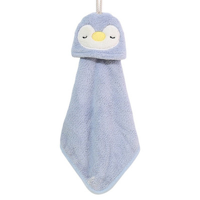 1vnt Animacinis pakabinamas rankšluostis Minkštas koralinis virtuvės rankšluostis Mielas Vaikų Vaiko Kūdikio Greitai Išdžiūstantis Maudymosi Rankšluostis