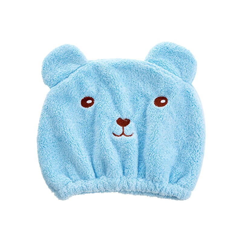 Femei Prosop din microfibră Prosop de păr Căciuli de baie Brodate Home Terry Uscare rapidă BaieTurban pentru uscarea părului