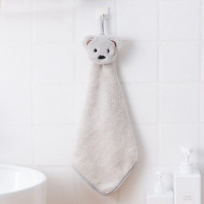 Minkštas kūdikių rankšluostis Animacinių filmų gyvūnų rankšluostis pakabinamas veido rankšluostis Mielas sugeriantis vonios rankšluostis, skirtas vonios kambariui greitai išdžiūti
