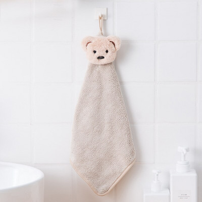 Minkštas kūdikių rankšluostis Animacinių filmų gyvūnų rankšluostis pakabinamas veido rankšluostis Mielas sugeriantis vonios rankšluostis, skirtas vonios kambariui greitai išdžiūti