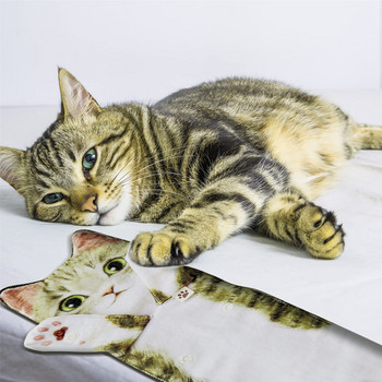Αστείες πετσέτες χεριών για γάτες Διακόσμηση για γάτες Κρεμάστρες κουζίνας Πετσέτες σε σχήμα γάτας Σκουπίστε πετσέτες χεριών Χαριτωμένα διακοσμητικά δώρα για γάτες για τους λάτρεις της γάτας
