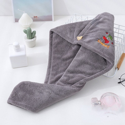 Plaukų rankšluosčių džiovinimas greitas moteriškas plaukų rankšluostis, sugeriantis mikropluošto mergaičių plaukų džiovinimo kepurė turbanas plaukų džiovinimo kepuraitė buitinė vonios priemonė