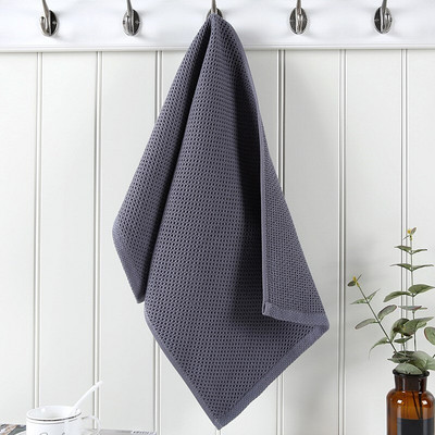 Aukštos kokybės 34x34/73x34 cm medvilniniai rankšluosčiai languoti rankšluosčiai Veido priežiūra Magic Vonios kambarys Sportinis buitinis vienkartinis rankšluostis