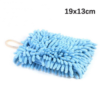 Rankšluosčiai Super sugeriančios pakabinamos servetėlės Audinys Pliušinė kempinė Mikropluošto rankšluostis Minkštas šenilinis rankšluosčių kamuoliukas virtuvei vonios kambariui