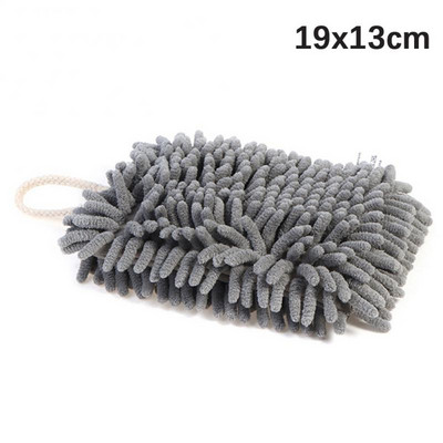 Rankšluosčiai Super sugeriančios pakabinamos servetėlės Audinys Pliušinė kempinė Mikropluošto rankšluostis Minkštas šenilinis rankšluosčių kamuoliukas virtuvei vonios kambariui