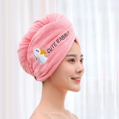 Femei Prosop din microfibră Prosop de păr Prosoape de baie pentru adulți Prosoape din țesătură pentru acasă Baie pentru uscarea părului Cască de duș Prosoape de baie