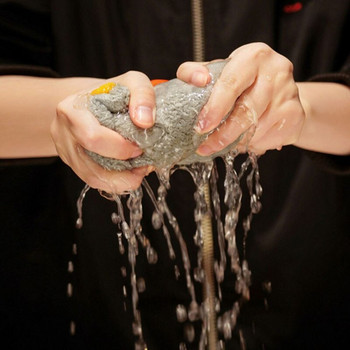 Χαριτωμένη πετσέτα χήνας για μπάνιο κουζίνας παχύρρευστη κοραλλιογενή βελούδο για το σπίτι Άνετο Παιδικό μαντηλάκι με μικροΐνες κέντημα μαντηλιού