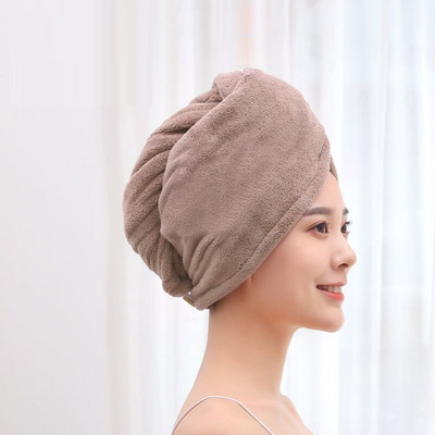 Magic plaukų rankšluostis greitai džiūstantis džiovintuvas rankšluosčių įvyniojamas kepurėlis Quick Cap Turban Dropshipping