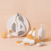 Aranyos rajzfilm kéztörlő szuper nedvszívó fürdőszobai tisztító törölköző mikroszálas konyhai törölköző Nagy hatékonyságú fürdőszobai konyhai eszközök