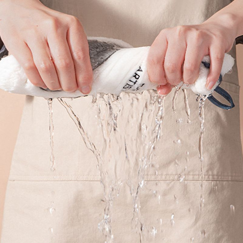 Aranyos rajzfilm kéztörlő szuper nedvszívó fürdőszobai tisztító törölköző mikroszálas konyhai törölköző Nagy hatékonyságú fürdőszobai konyhai eszközök