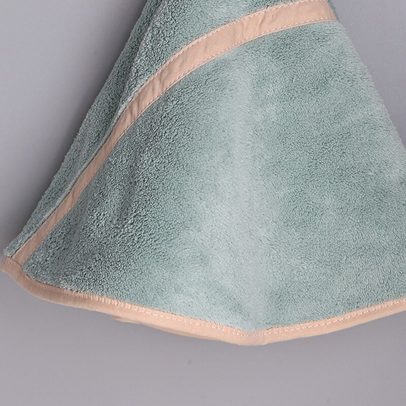 Apvalus mielas rankšluostis Minkštas koralinis aksominis labai sugerianti nosinė, skirta vonios poliesterio pluošto rankšluosčiams su pakabinimo kilpomis