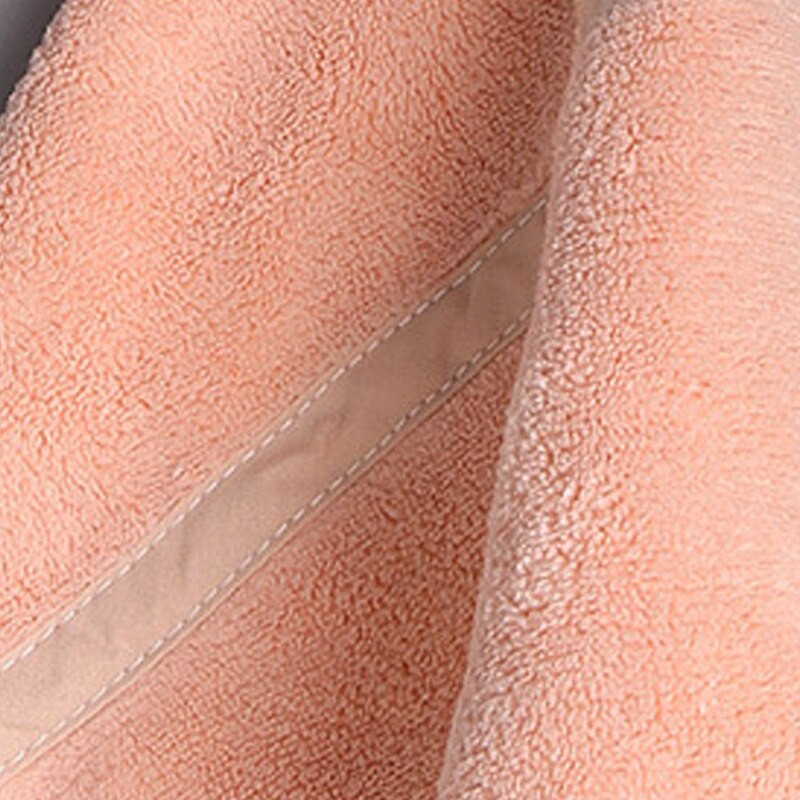 Apvalus mielas rankšluostis Minkštas koralinis aksominis labai sugerianti nosinė, skirta vonios poliesterio pluošto rankšluosčiams su pakabinimo kilpomis