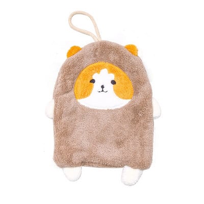 Prosoape de mână pentru câini din desene animate, catifea de coral îngroșată, prietenoasă cu pielea, respirabilă, confortabilă, ștergerea batistei pentru copii, articole de acasă