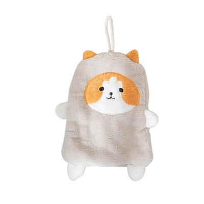 Prosoape de mână pentru câini din desene animate, catifea de coral îngroșată, prietenoasă cu pielea, respirabilă, confortabilă, ștergerea batistei pentru copii, articole de acasă