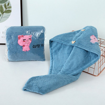 Női Hajtörölköző Otthon Frottír törölközők Törölköző Haj fürdőlepedők Mikroszálas törölköző Gyorsan száradó Hajszárító Törölköző Hajszárítás Fürdőszoba