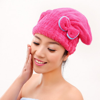 Бързосъхнеща дамска магическа шапка за коса | Кърпа за баня, красива мека кърпа за сушене, шапка за глава, козметика за грим
