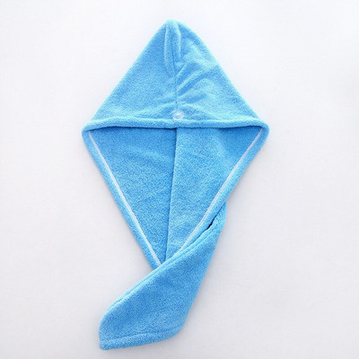 Magic Microfiberrapid száradó hajtörlő törölköző fürdőszobai fürdőlepedő sapka Quick Cap turbán Dry toallas