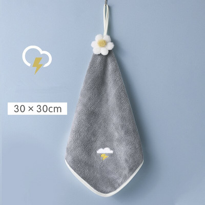 Lână de corali prosop îngroșat pentru agățat Prosoape de mână drăguțe, absorbante, cârpe de bucătărie din microfibră, cârpă de curățare, batistă de cârpă