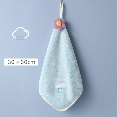 Lână de corali prosop îngroșat pentru agățat Prosoape de mână drăguțe, absorbante, cârpe de bucătărie din microfibră, cârpă de curățare, batistă de cârpă