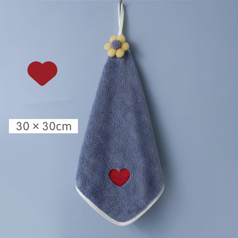 Lână de corali prosop îngroșat pentru agățat Prosoape de mână drăguțe, absorbante, cârpe de bucătărie din microfibră, cârpă de curățare, batistă de cârpă