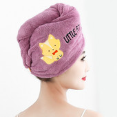 Magic Prosop de păr cu uscare rapidă, microfibră, șapcă de duș pentru femei, prosoape de baie, cap de turban pentru femeie, spălare moale, curățare, pălărie de baie