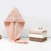 Női törölközők Fürdőszoba Mikroszálas Gyorsan száradó hajtörölközők Fürdőtörölközők felnőtteknek Spa zuhany sapka