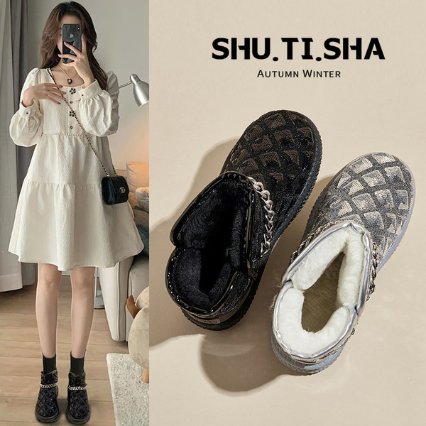 Neperšlampami moteriški batai su pamušalu