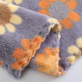 30x30 Coraline Квадратна кърпа Меки абсорбиращи кърпи за ръце Малка домакинска щампована флорална кърпа за баня Кухненски парцал Кърпа за маса