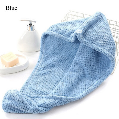 Női hajszárító sapka Gyorsan száradó hajtörölköző fürdősapka Mikroszálas fürdőlepedők sapka Super Absorption Turbán Hajszárító sapka otthonra