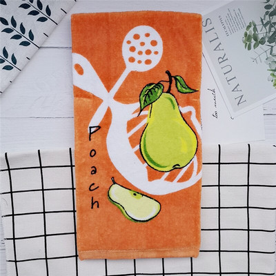 1 bucată 38x70 cm prosop de mână din bumbac imprimat mare, colorat, cârpă de bucătărie, cârpă de curățat pentru uz casnic, cu absorbție de apă