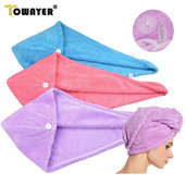 1 buc microfibră cu uscare rapidă a părului prosop pălărie femei fete uscare rapidă super absorbție șapcă de păr turban prosoape instrument de scăldat