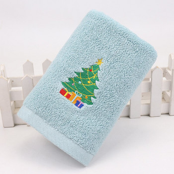 Διακοσμητικές πετσέτες χεριών για Ευτυχισμένο το Νέο Έτος Χριστουγεννιάτικη πετσέτα δώρου Κεντημένη πετσέτα χιονάνθρωπος Άγιος Βασίλης Πετσέτες πιάτων κουζίνας