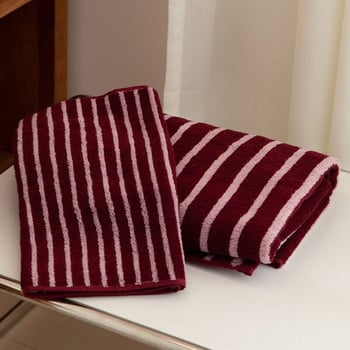 Ρετρό ριγέ καθαρό βαμβάκι Πετσέτα μπάνιου Απορροφητική Πετσέτα Μπάνιου Home Ξενοδοχείο Άνετα Πετσέτες εξωτερικού χώρου Γυναικείες πετσέτες