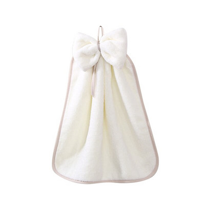 Prosop de mână de bucătărie agățat cârpă de curățare cu fundă din microfibră pentru ferestre, sticlă, cârpe de podea, bol Absorbție de vase, prosop de toaletă pentru copii