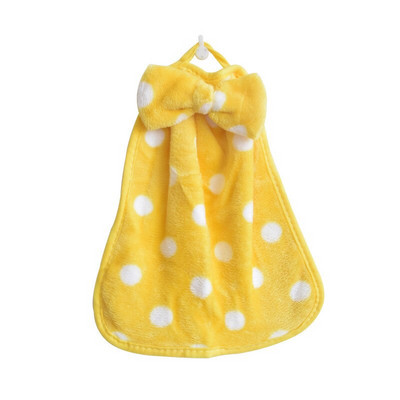 30*24 cm simpatične mašne Kupaonski ručnici za ruke Koraljni baršun Meke krpe za suđe Upijajuće viseće krpe Dodaci za kuhinjske krpe