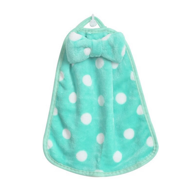 30*24 cm simpatične mašne Kupaonski ručnici za ruke Koraljni baršun Meke krpe za suđe Upijajuće viseće krpe Dodaci za kuhinjske krpe