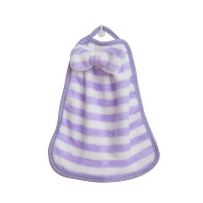 30*24 cm simpatične mašne Kupaonski ručnici za ruke Koraljni baršun Meke krpe za suđe Upijajuće viseće krpe Dodaci za kuhinjske krpe