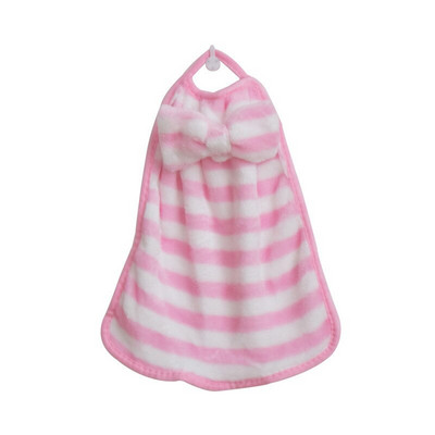 30*24 cm simpatične mašne Kupaonski ručnici za ruke Koraljni baršun Meke krpe za suđe Upijajuće viseće krpe Dodaci za kuhinjske krpe