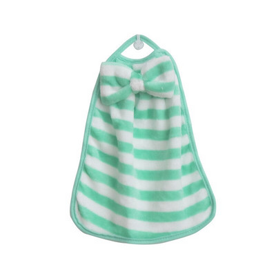 30*24 cm simpatične mašne Kupaonski ručnici za ruke Koraljni baršun Meke krpe za suđe Upijajuće viseće krpe Dodaci za kuhinjske krpe