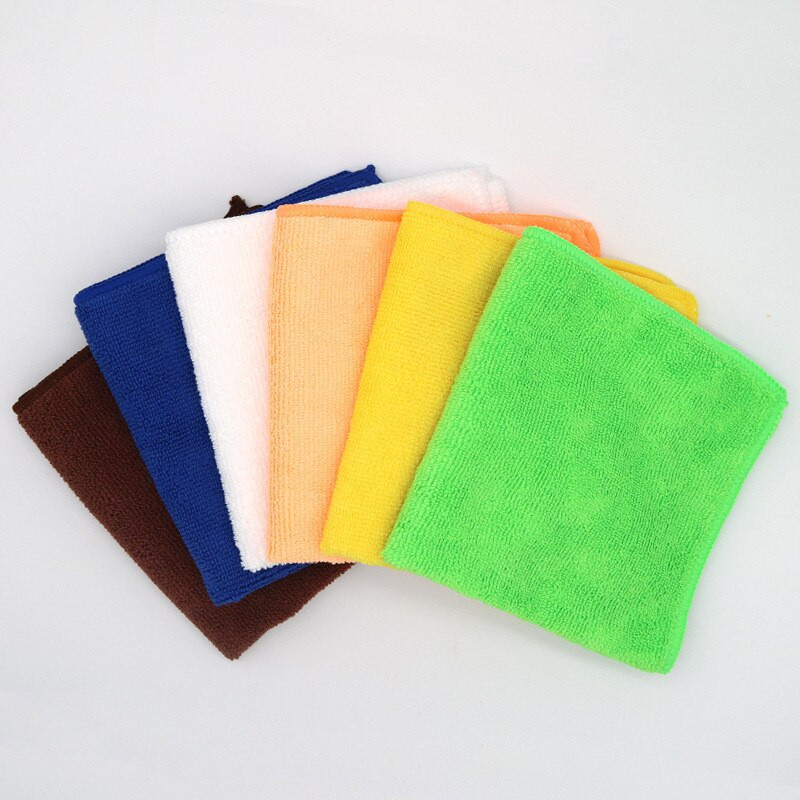 25x25cm/30x30cm kis szögletes konyhai tisztító mikroszálas törölköző szuper puha nedvszívó mosogatórongy